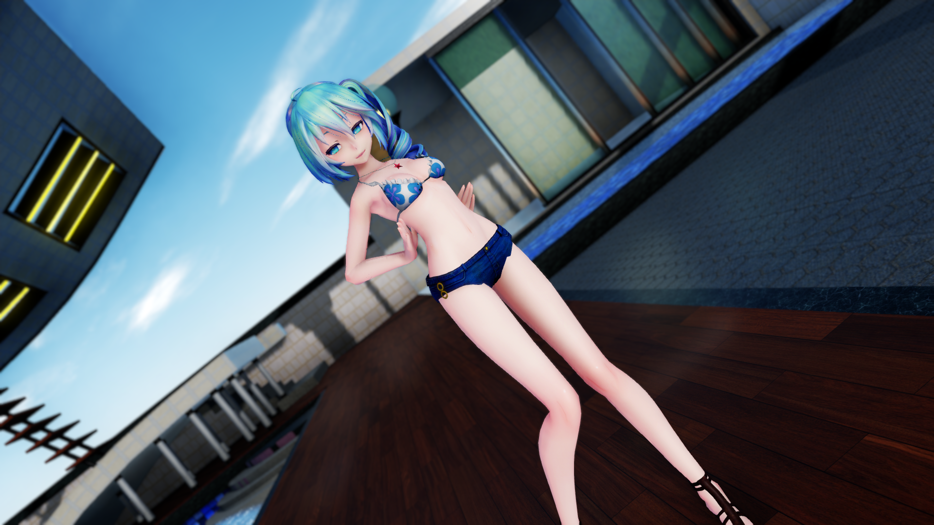 miku写真泳装秀